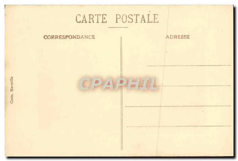 Marseille - O Palácio Longchamp — Costa, Marseille - Verso