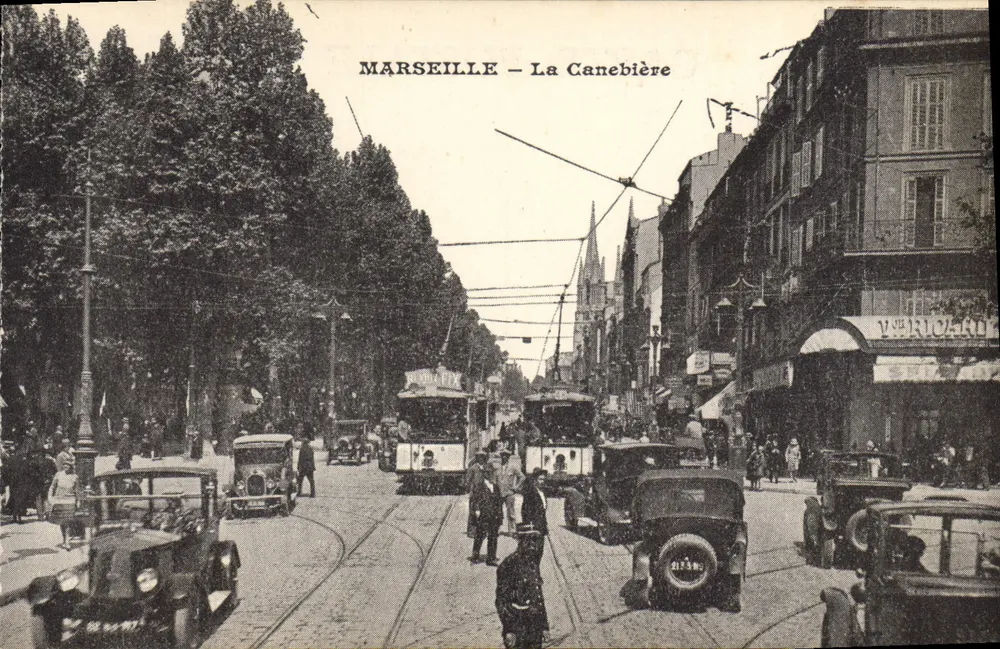 Marseille — La Canebière — Editor não identificado - Frente
