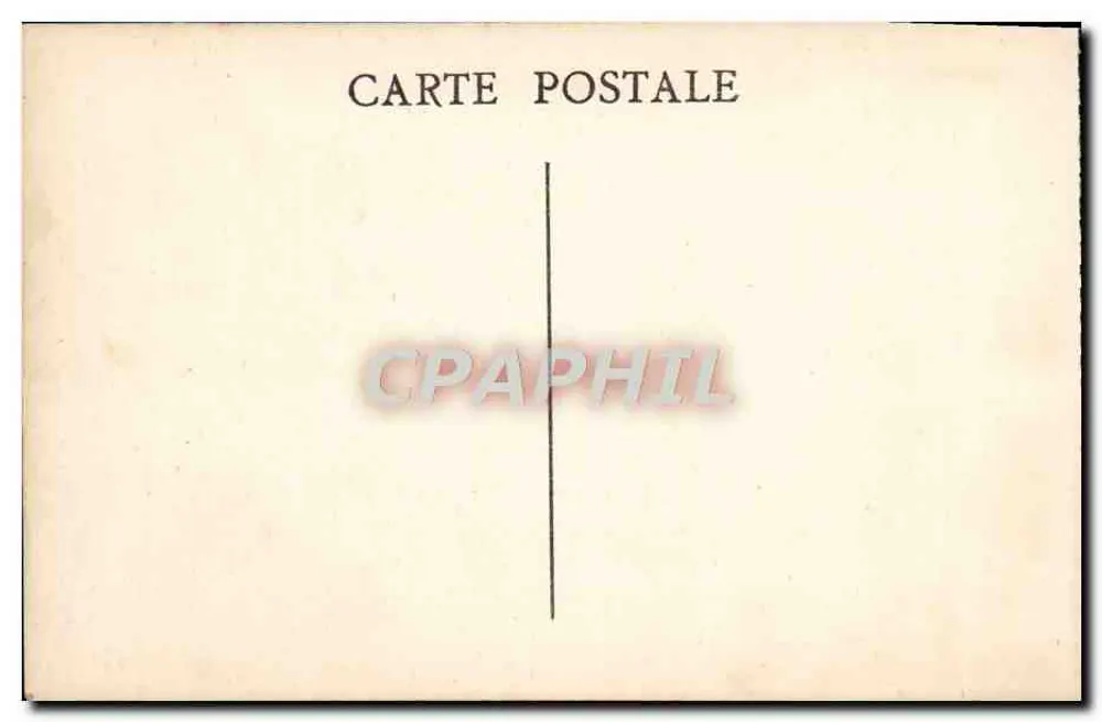 Marseille — La Canebière — Editor não identificado - Verso