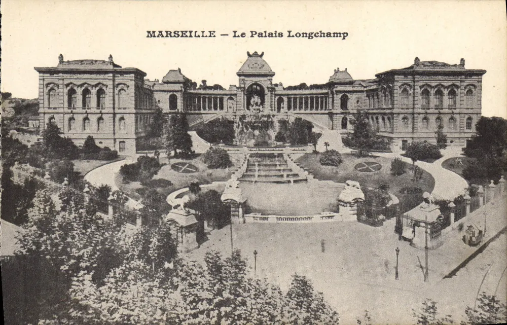 Marselha — O Palácio Longchamp — Editor não identificado, número de série não visível - Frente