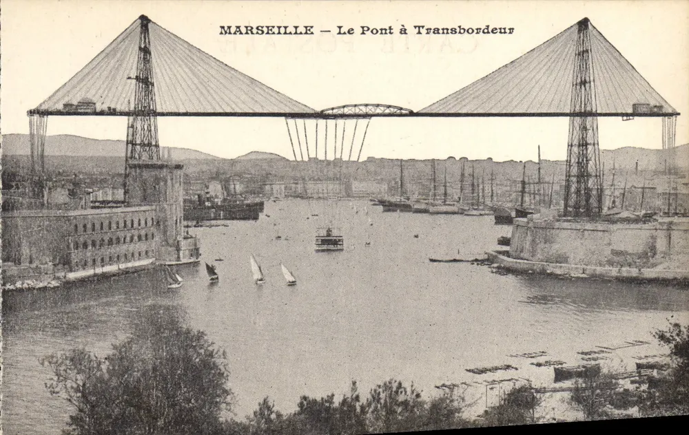 Marselha — O Ponte de Transbordo — Editor não visível, número de série não visível - Frente