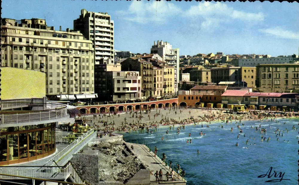 Spiaggia dei Catalani — Marsiglia — editore Ary - Recto
