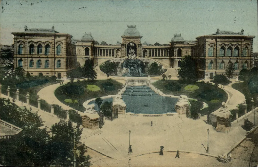 Palácio Longchamp — Paris — Fototipo Willems - Frente