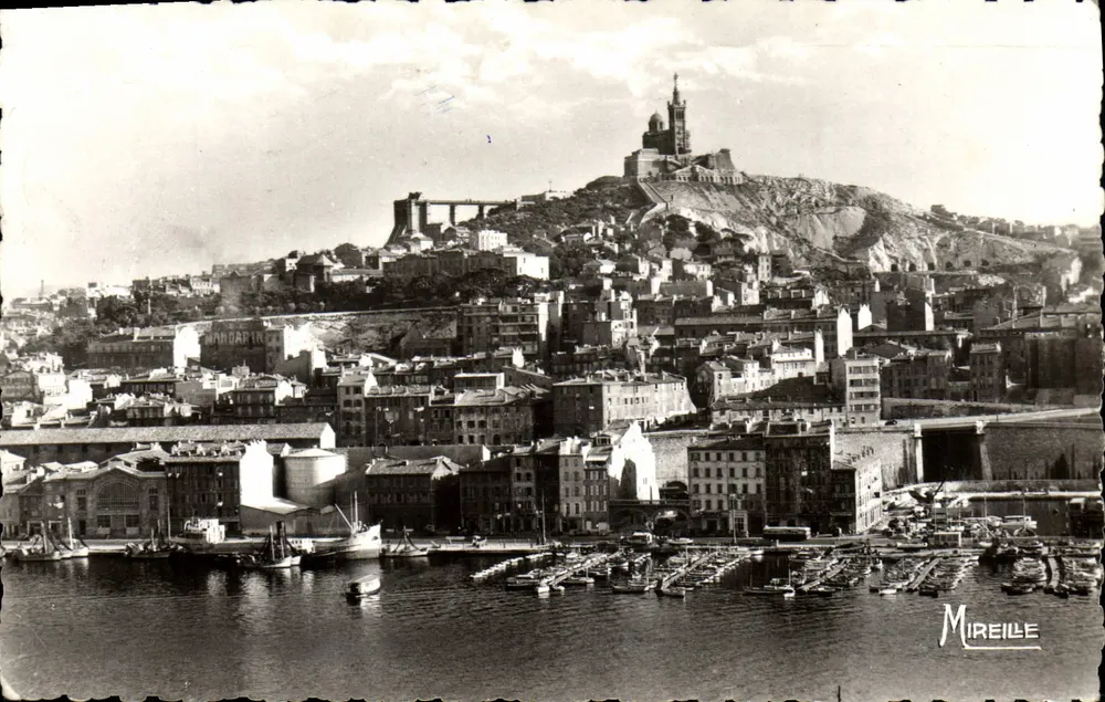 Ansicht des Alten Hafens von Marseille — Verlag Mireille, n°40 - Vorderseite