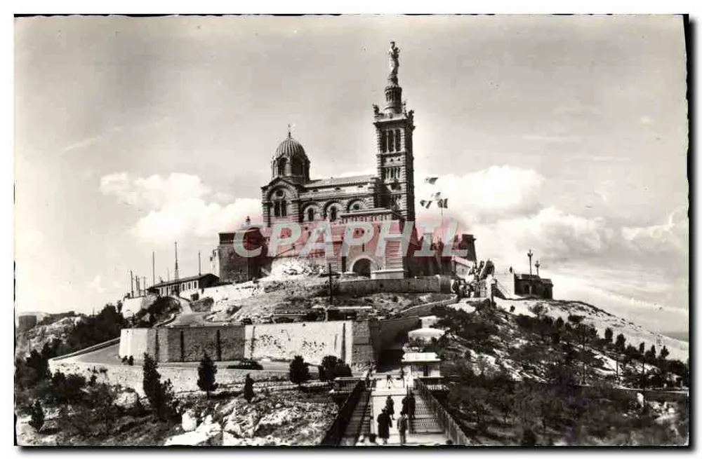 Basílica Nossa Senhora da Guarda — Marselha — Sociedade Edições de França - Frente