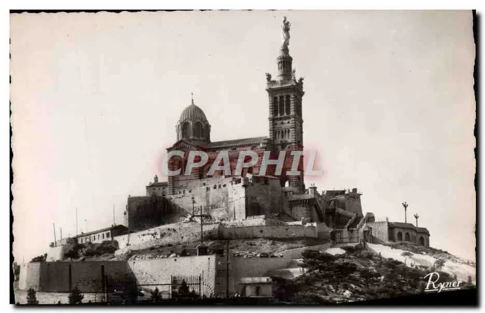 Marselha — Basílica Nossa Senhora da Guarda — editor Ryner, n° 1074 - Frente