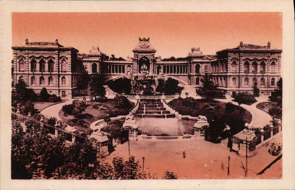 Palácio Longchamp — Marselha — editor desconhecido, número de série não visível - Frente