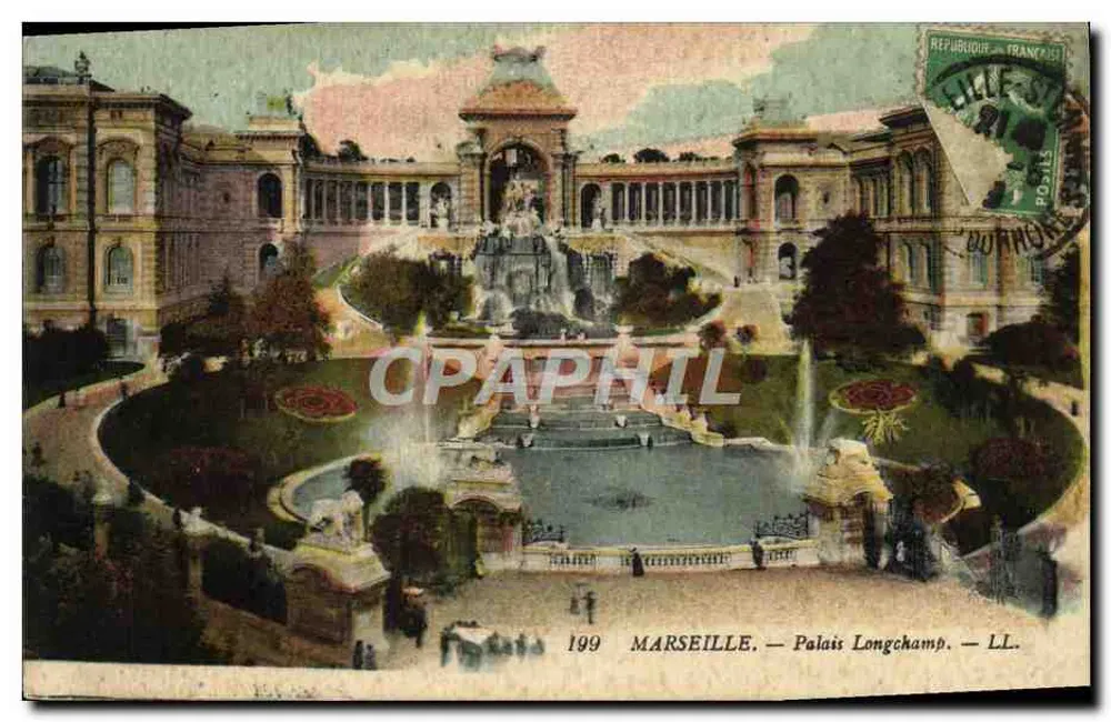 Marseille — Palácio Longchamp — LL. — n°199 - Frente