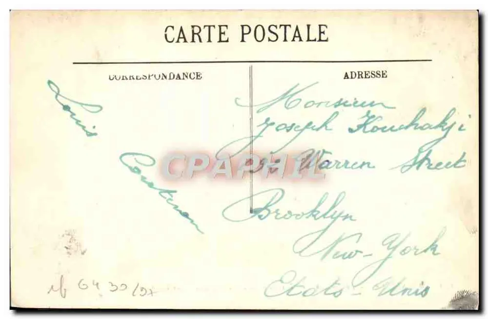 Marseille — La Corniche — Les Bains des Catalans und Blick auf den Pharo — LL. n°170 - Rückseite