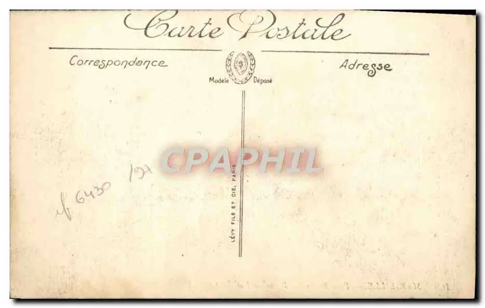 Marselha — Parque Borély — Bordas do Lago — LL. — N° 109 - Verso