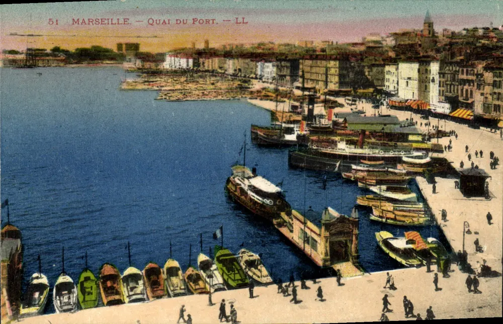 Marsella — Quai du Port — LL - Anverso
