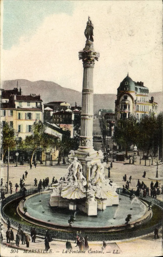 Marselha — Fontaine Cantini — LL. n°304 - Frente