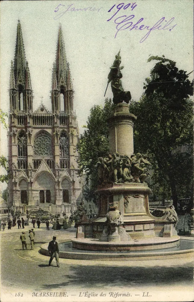 Marselha — A Igreja dos Reformados — LL. n°182 - Frente