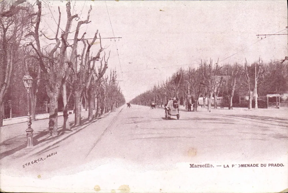 Marseille — A Promenade du Prado — Staerch-Paris - Frente