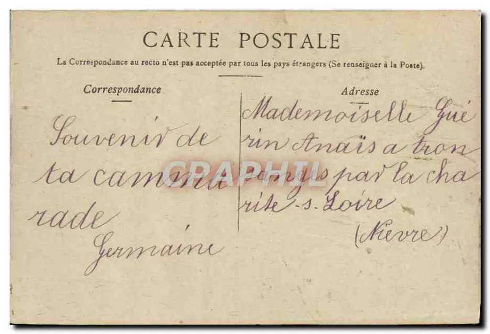 Marseille — A Promenade du Prado — Staerch-Paris - Verso