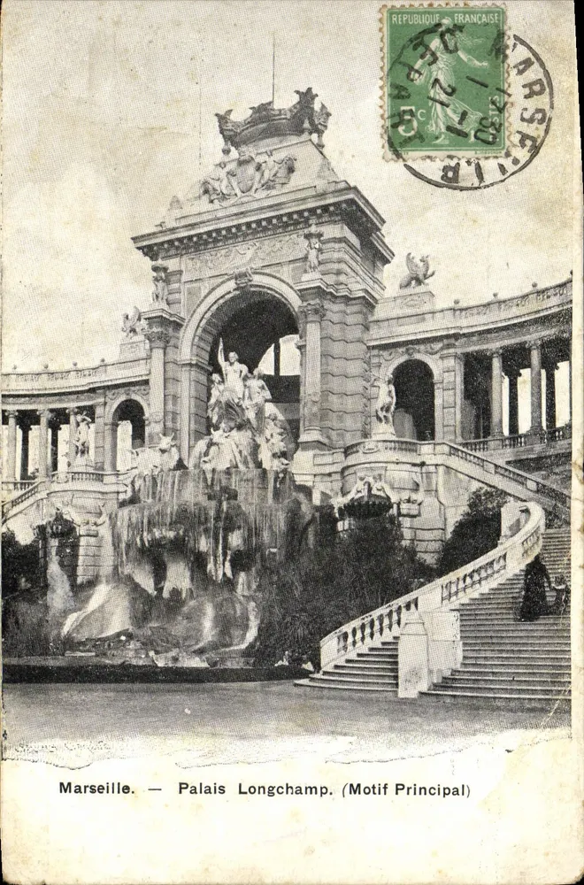 Marselha — Palácio Longchamp. (Motivo Principal) — Shugman & Cie - Frente
