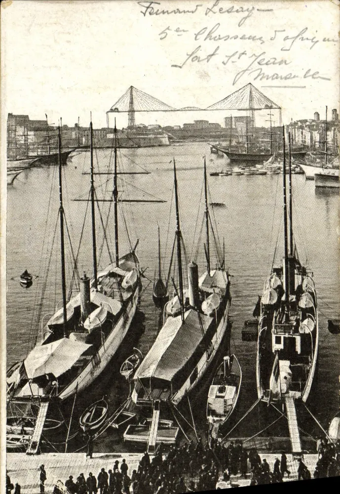 Hafen von Marseille — Fort Saint-Jean — Verlag nicht sichtbar - Vorderseite