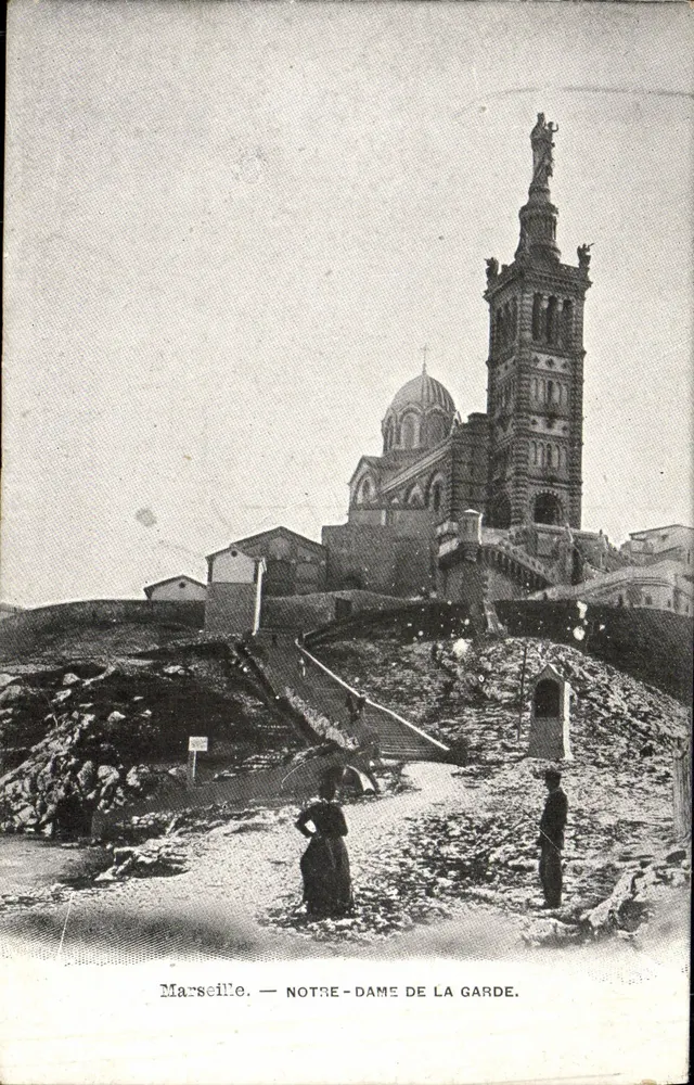 Marselha — Nossa Senhora da Guarda — Editor Delaître - Frente