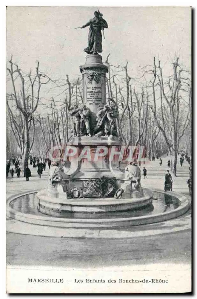 MARSEILLE — Die Kinder der Bouches-du-Rhône — Kriegsdenkmal - Vorderseite