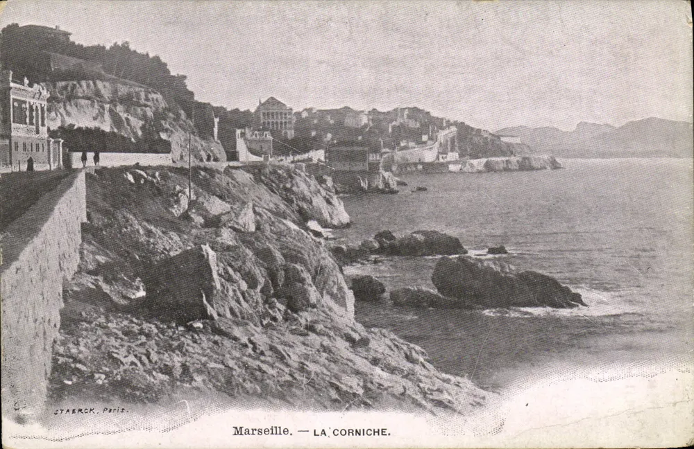 Marselha — LA CORNICHE — STAERCK, Paris - Frente