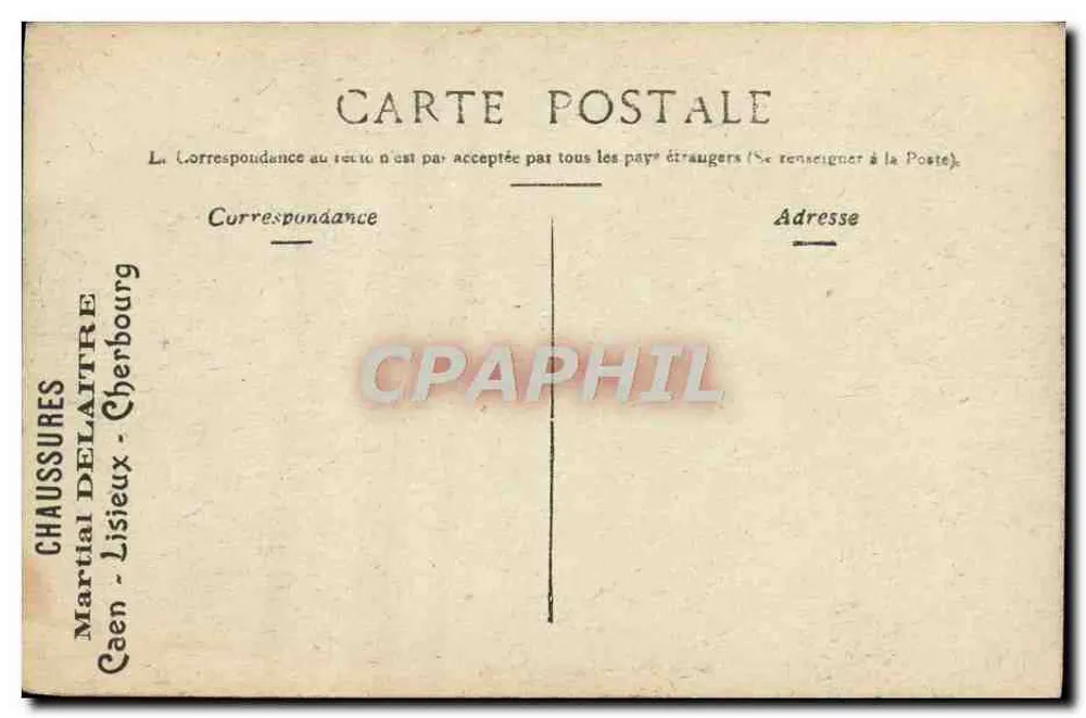 Marselha — LA CORNICHE — STAERCK, Paris - Verso