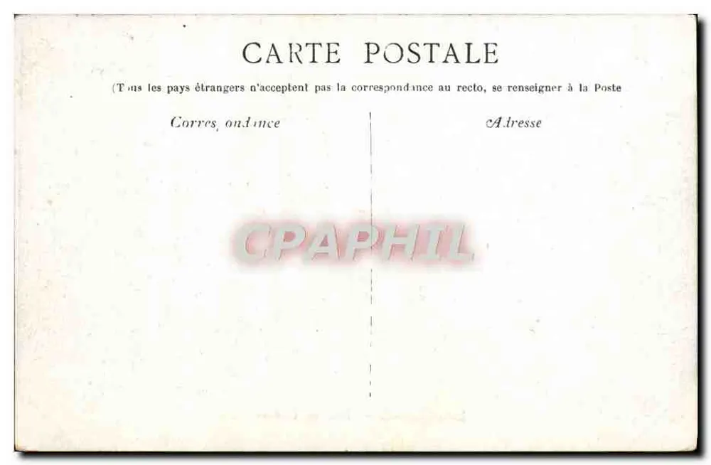 Marselha — Instituto Pasteur - Verso
