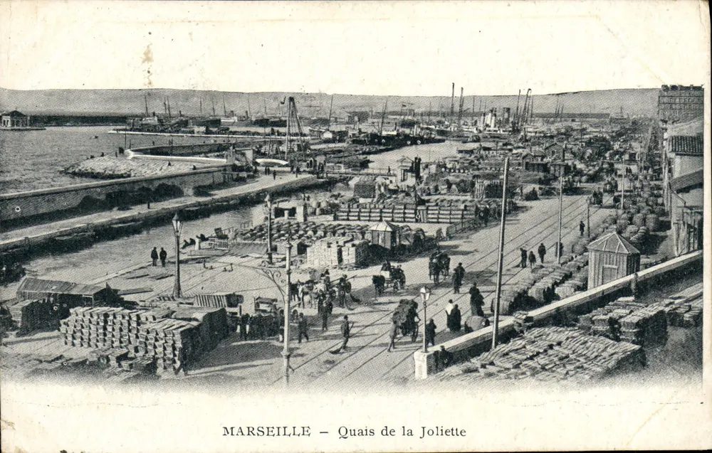 Marseille — Quais de la Joliette — Verleger unbekannt, Seriennummer nicht sichtbar - Vorderseite