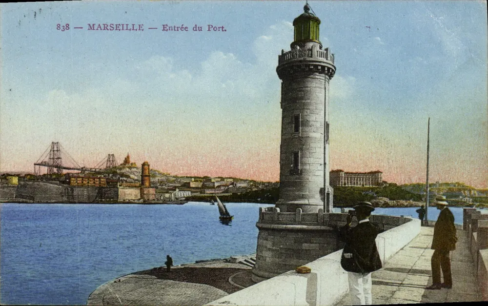Marselha — Entrada do Porto — Photocouleur A.D.I.A. - S. ROCH, NICE - Frente