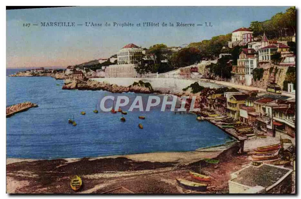 Marseille — L'Anse du Prophète und das Hôtel de la Réserve — L.L. - Vorderseite