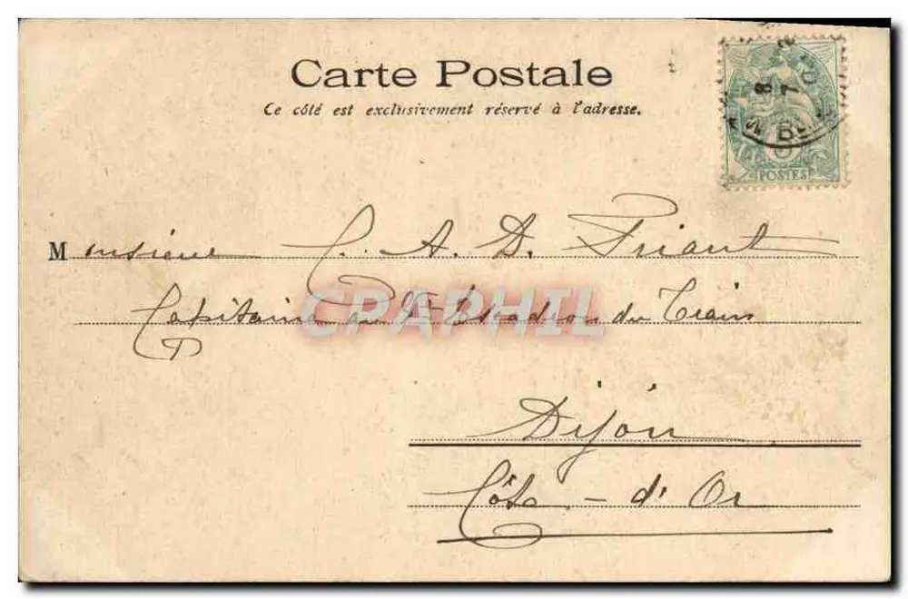 Fort Saint-Jean — Marselha — Édit. B.F. - Verso