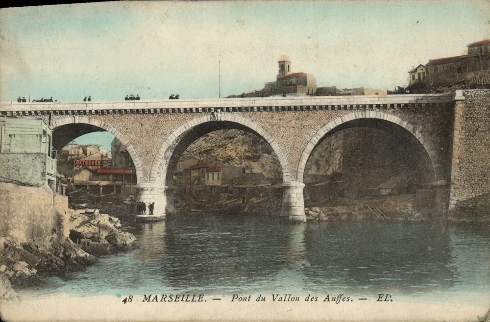 Marseille — Ponte del Vallon des Auffes — EL. - Recto