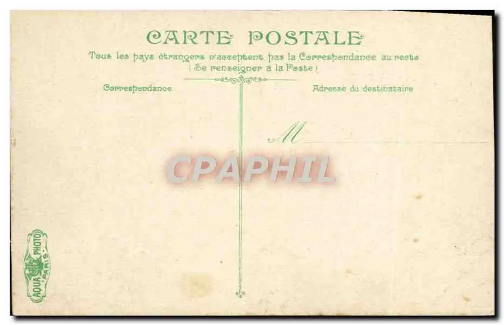Marselha — Colina de N.D. da Guarda — L.V. & Cie, n° 2532 - Verso