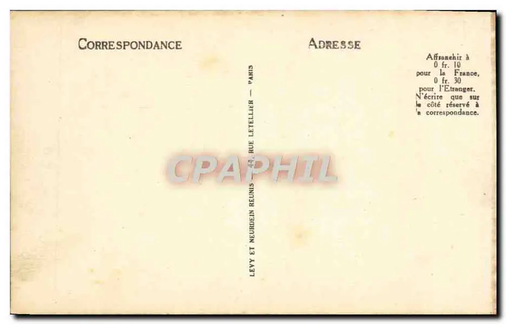 Marseille — L'Avenue du Prado aus der Place Castellane gesehen — LL n°3417 - Rückseite