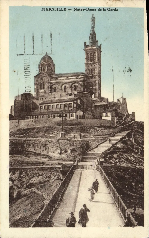 Marseille — Notre-Dame de la Garde — éditeur Disat-Corbière-Wagon - Vorderseite