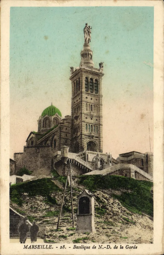 Marselha - 28. - Basílica N.-D. de la Garde - Frente