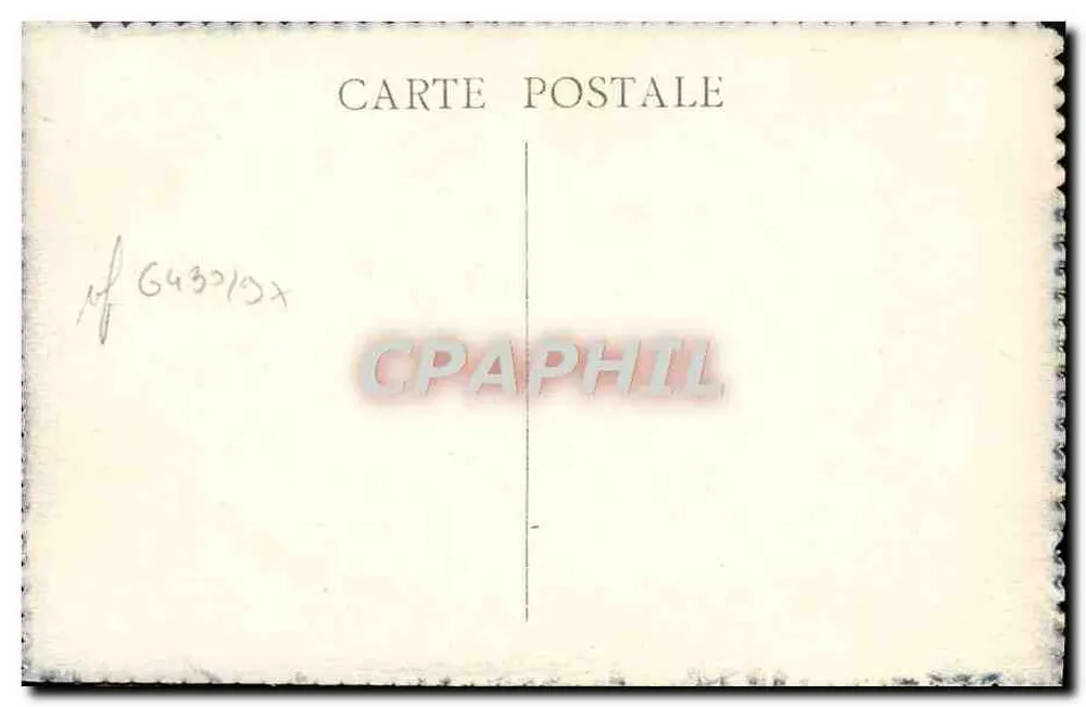 Marseille — Place Castellane und die Fontaine Cantini — Seriennummer 643013x - Rückseite