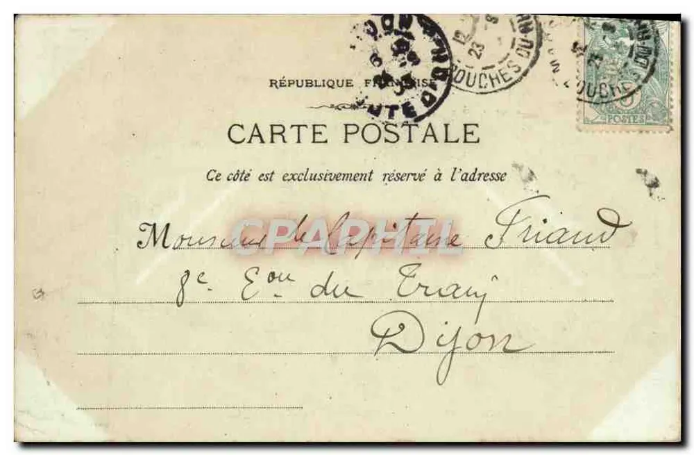 Marselha - 26 - A Praça Estrangin — Fototipia E. Lacour, 19, rua Thubaneau - Verso