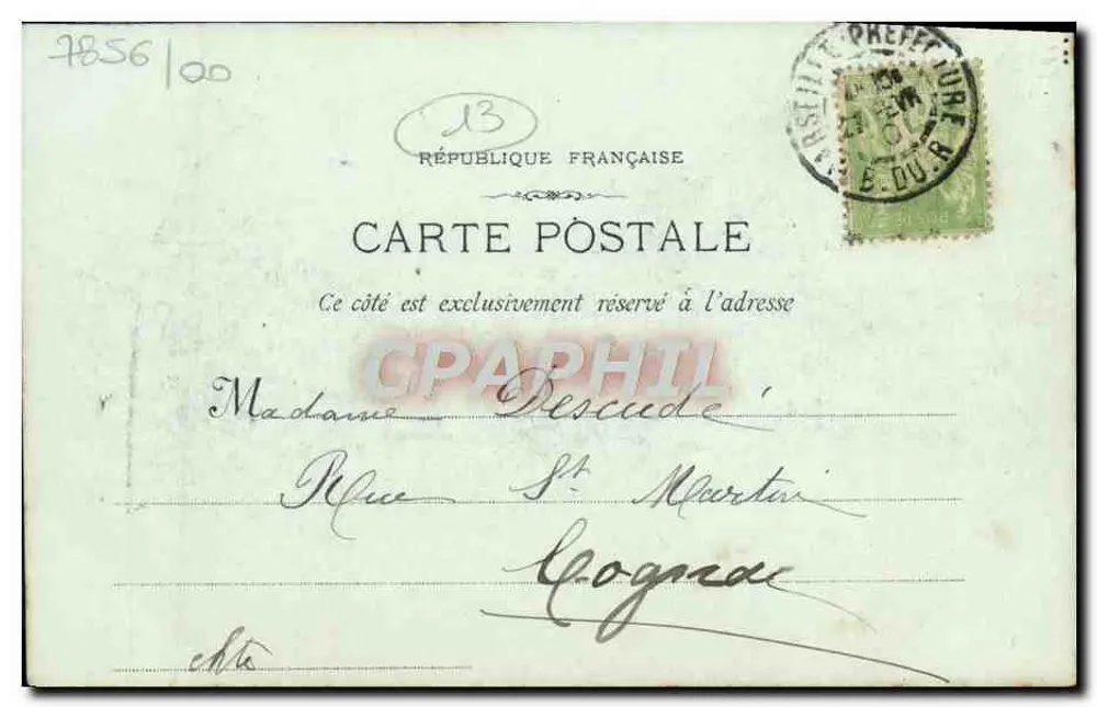 Marseille — Der Embarkationssteig der M.M. — R. Jacoub, phot. - Rückseite