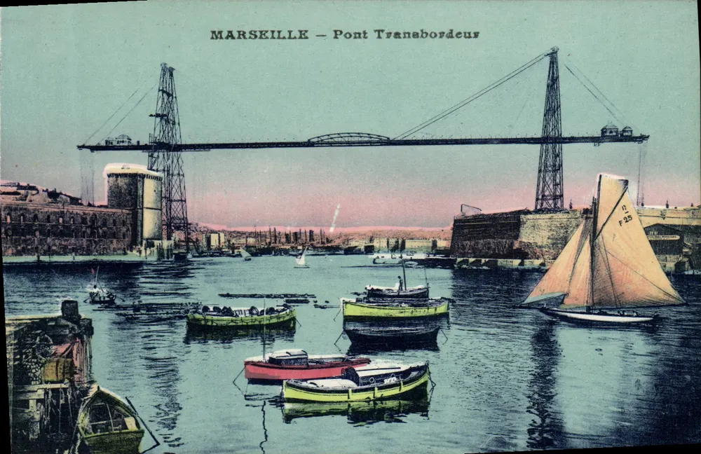 Marseille — Pont Tranabordeur — n° de série F 25 - Frente