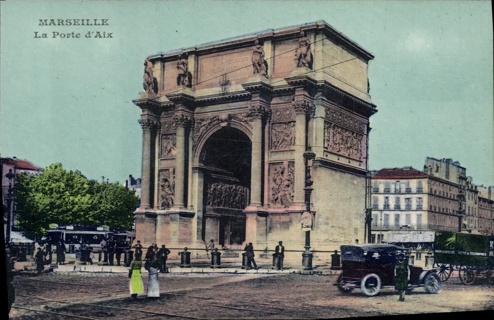 Marseille — A Porta de Aix — número de série não visível - Frente