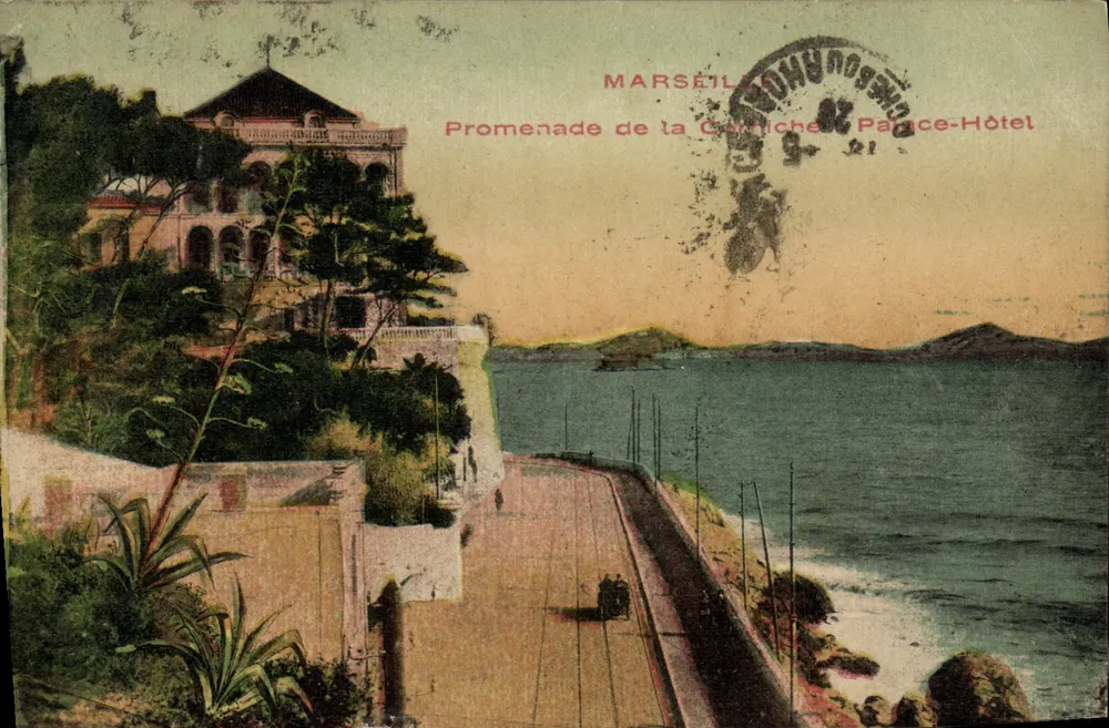 Marseille — Promenade de la Corniche, Panace-Hôtel — éditeur inconnu - Vorderseite
