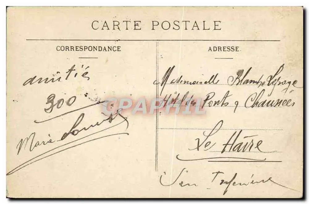 Marseille — Nossa Senhora da Guarda — Edição Novas Galerias - Verso