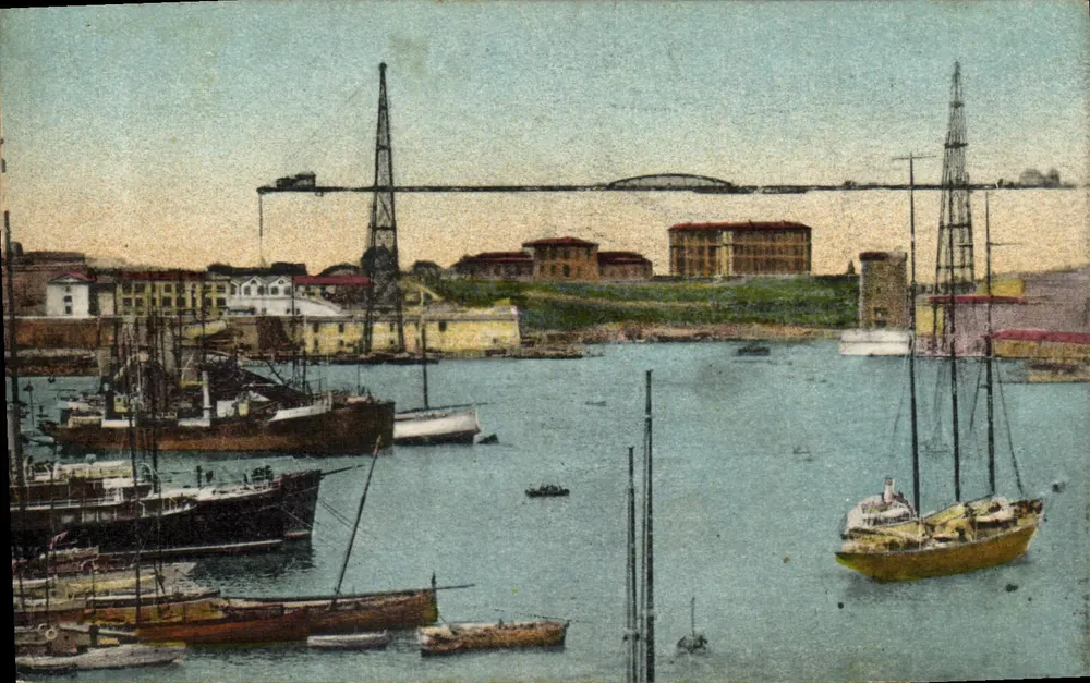 O Ponte Transbordeur — Marselha — Edição 'La Cigogne', n° 2265/98 - Frente