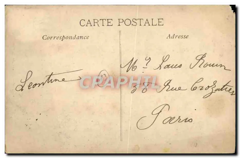 Marseille — Notre-Dame de la Garde — Éditeur EL. - Rückseite