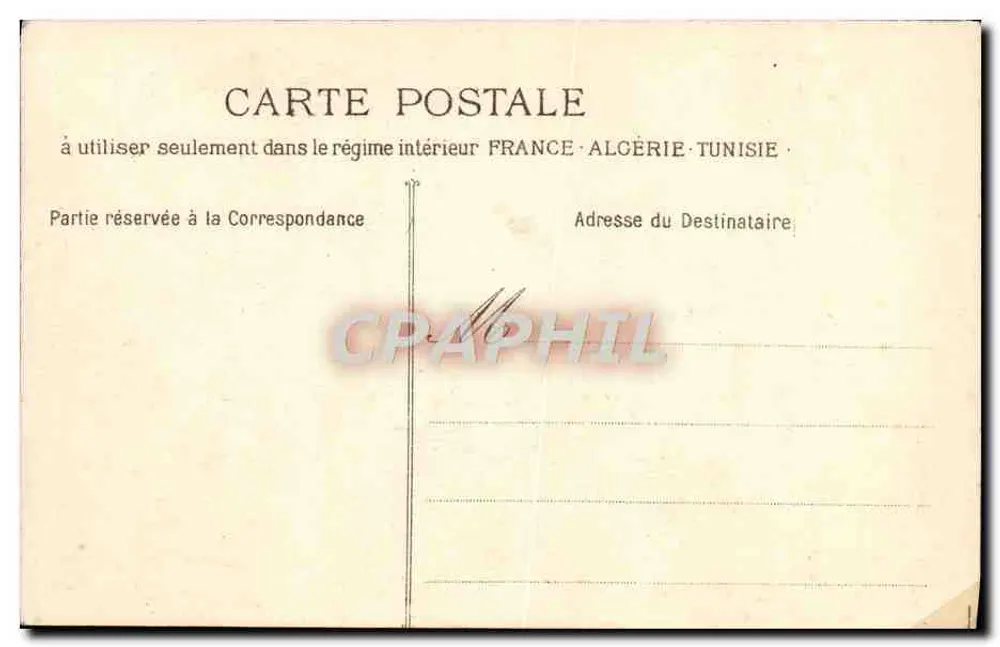 Marseille - Notre-Dame de la Garde — editor Thonnat & Lacourt, n° 13 bis - Verso