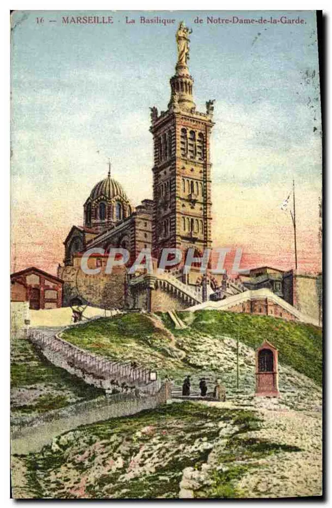 Marseille — Basilique Notre-Dame-de-la-Garde — RIO Edit - Vorderseite