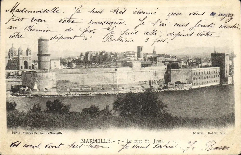 Marseille — O forte Saint Jean — Camous-Robert edit - Frente