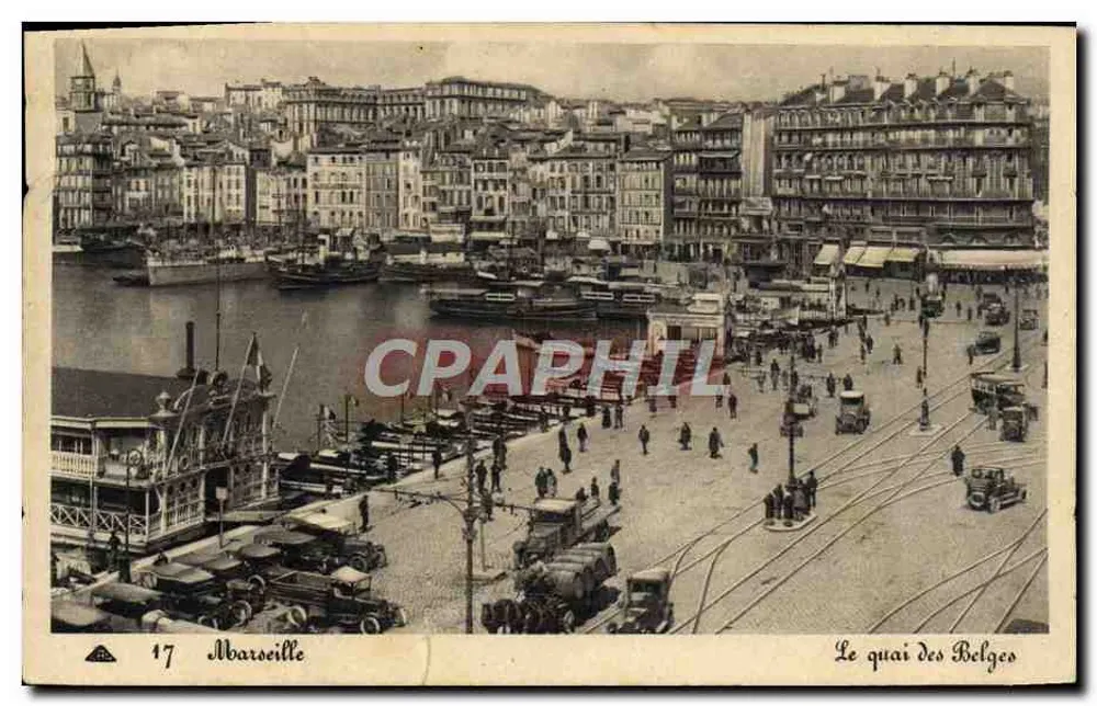 Marseille — Le quai des Belges — Imprimeur : CIR DES ANTS PHOTOGRAPHIQUES - Frente