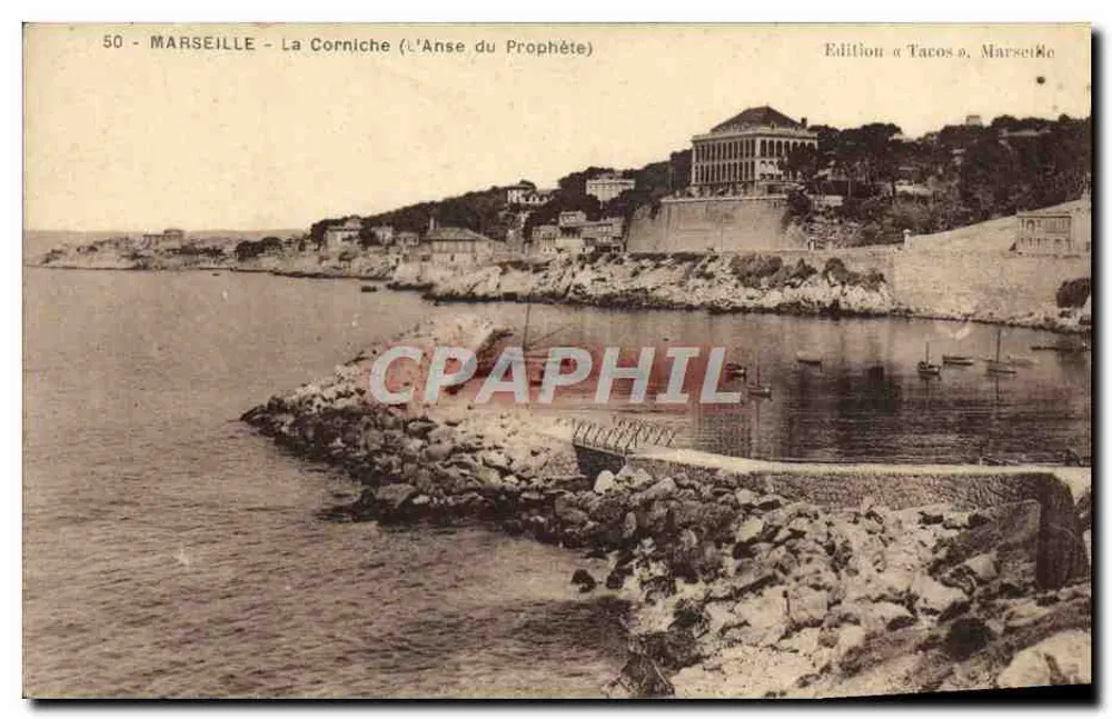 Marselha - A Corniche (A Ense do Profeta) — Edição « Tacos », Marselha - Frente