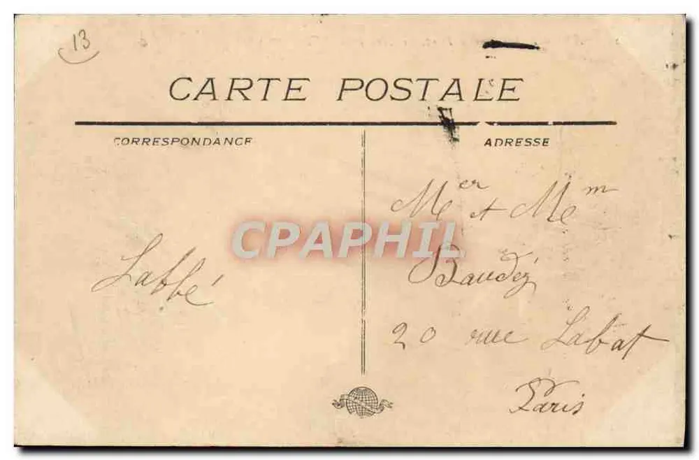 Marseille - Vieux Port. Traversée du Bâteau-Mouche — Verlag unbekannt, n° 36 - Rückseite